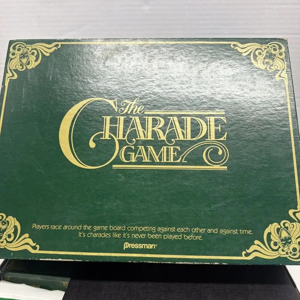 Pressman the CHARADE GAME 1984 vintage complete